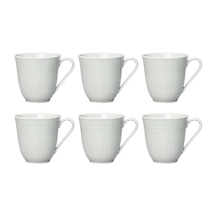 Swedish Grace Tasse klein 6er Pack Nebel (grau) - Rörstrand