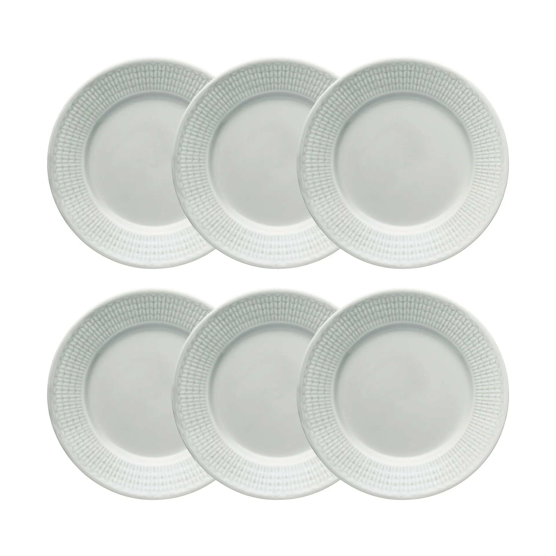 Swedish Grace Teller 17cm 6er Pack Nebel (grau),  Rörstrand