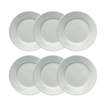 Swedish Grace Teller 17cm 6er Pack Nebel (grau) - Rörstrand