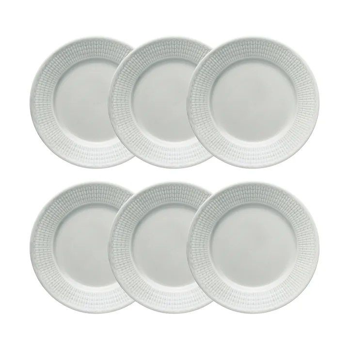 Swedish Grace Teller 17cm 6er Pack Nebel (grau) - Rörstrand