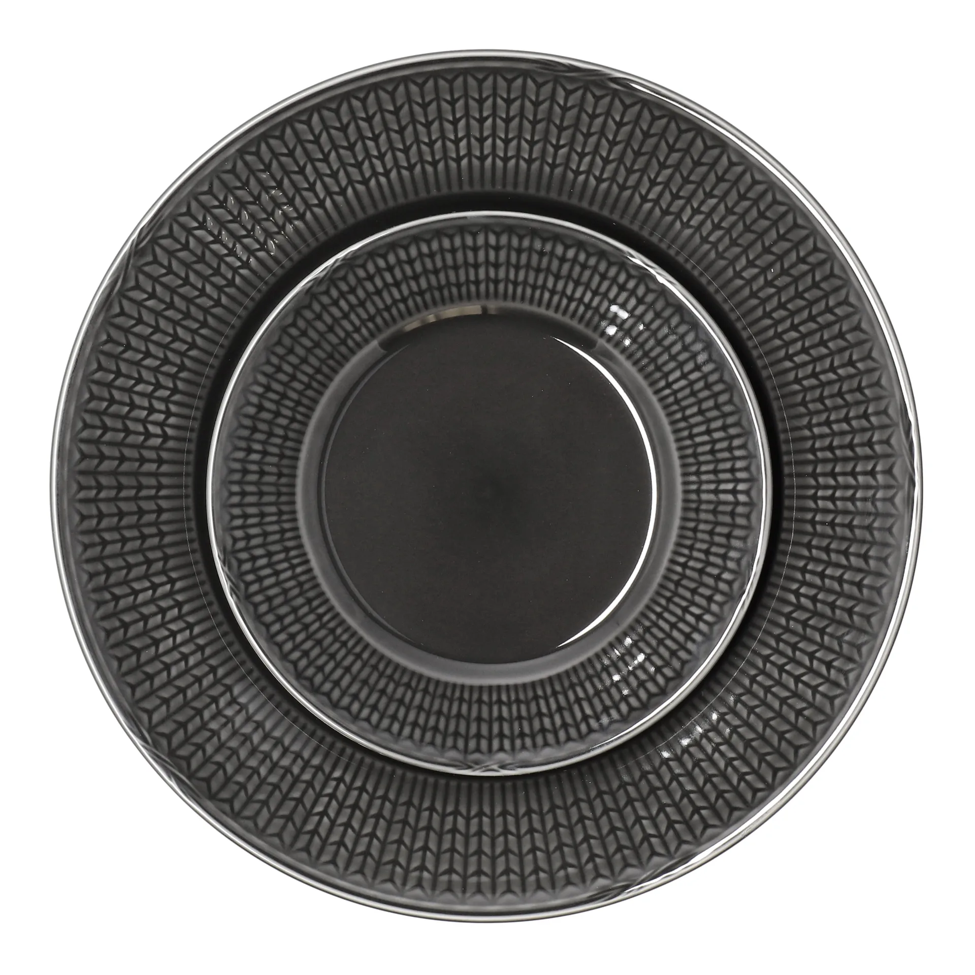 Swedish Grace Teller Ø21 cm, Stone (dunkelgrau) Rörstrand