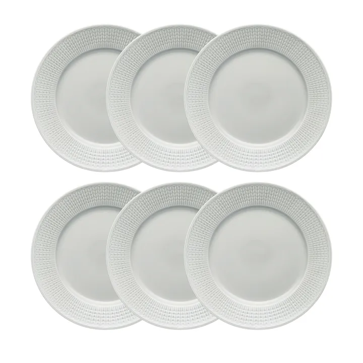 Swedish Grace Teller Ø 27cm 6er Pack Nebel (grau) - Rörstrand