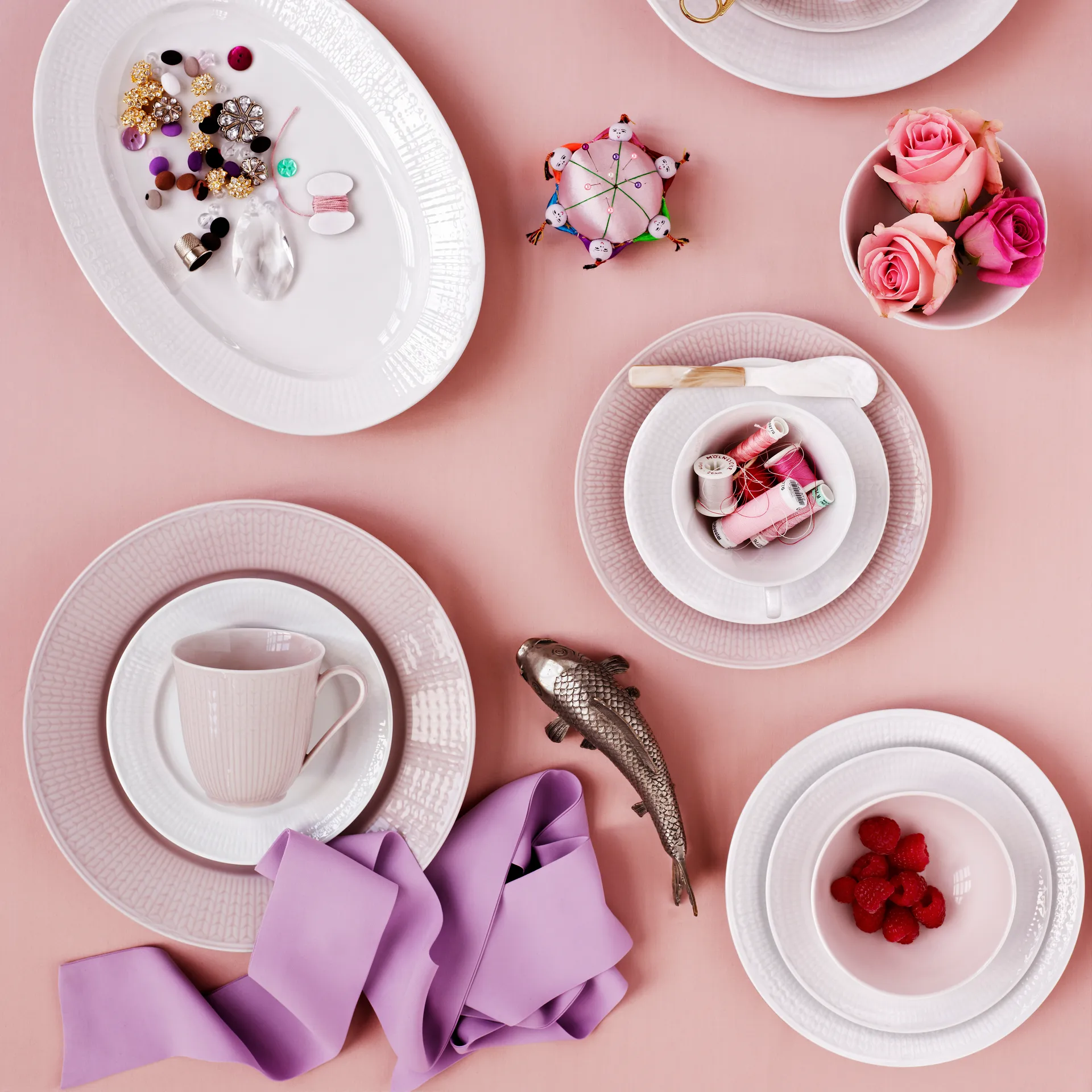 Swedish Grace Teller Ø27cm, Grau-blau Rörstrand