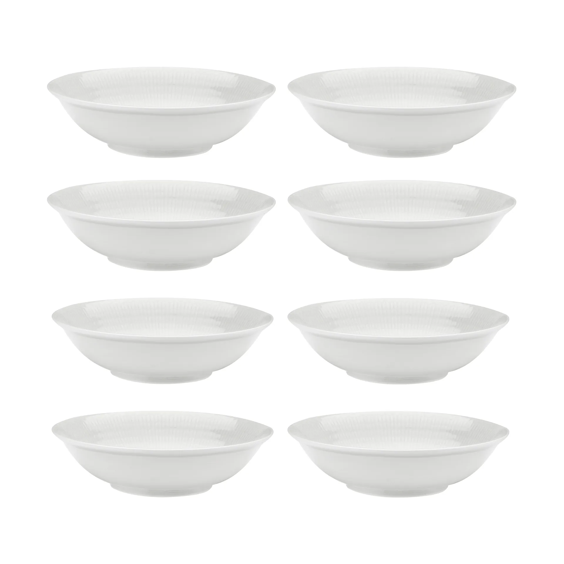 Swedish Grace tiefer Teller Ø19 cm 8er-Pack - Schnee (weiß),  Rörstrand