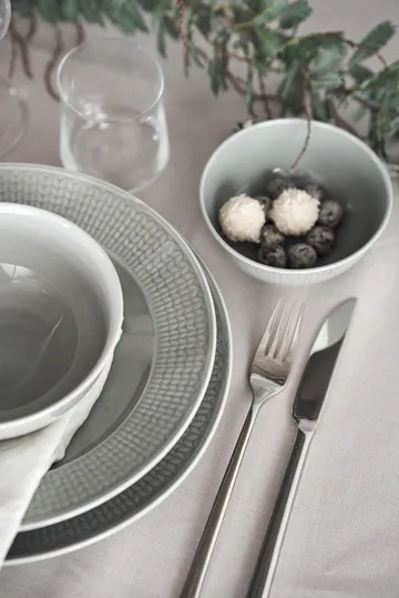 Swedish Grace tiefer Teller 25cm 6er Pack Nebel(grau) - Rörstrand