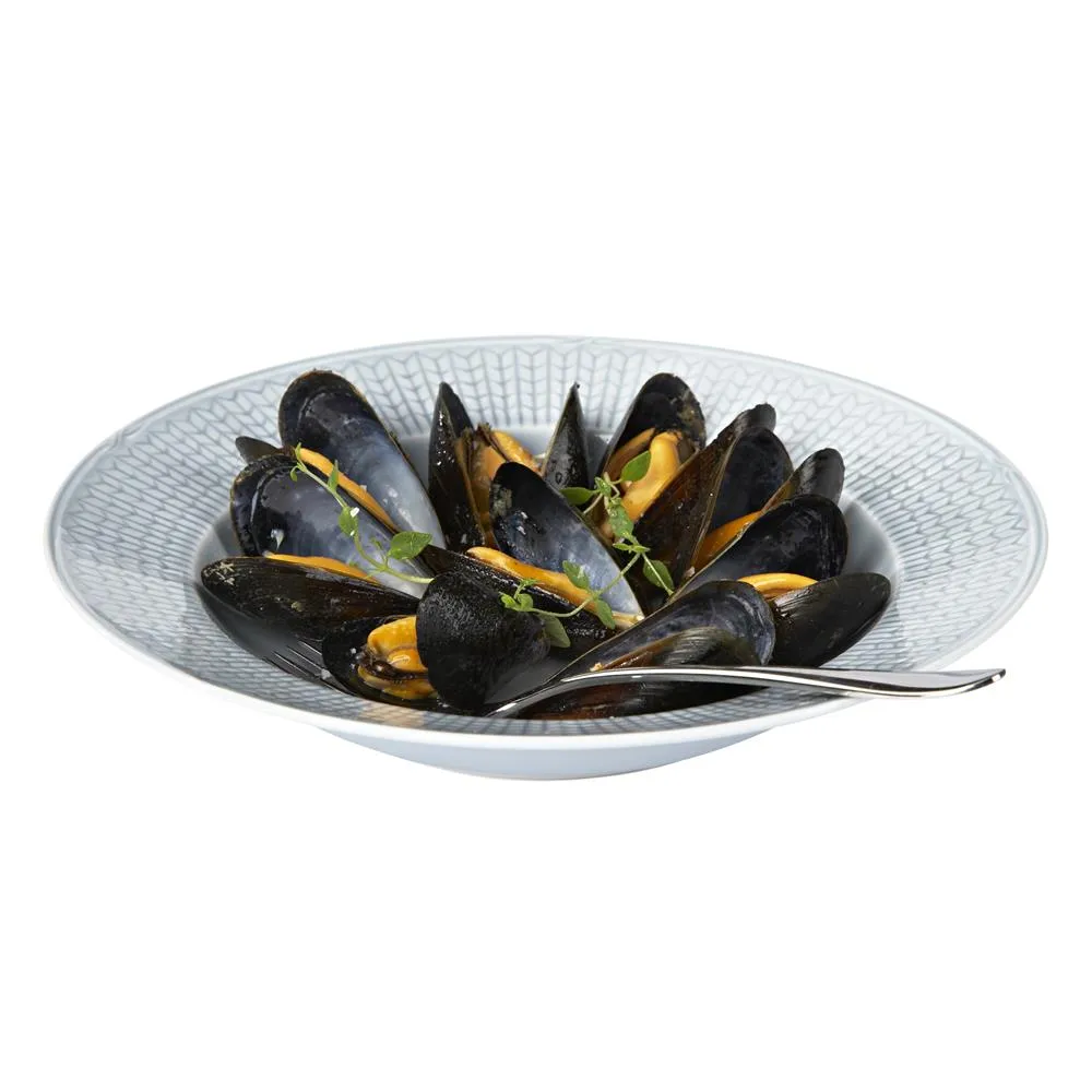 Swedish Grace tiefer Teller Ø25cm, Grau-blau Rörstrand