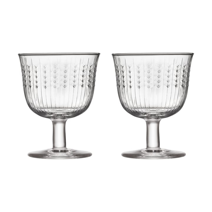 Swedish Grace Trinkglas auf Fuß 25 cl 2er-Pack - Klar - Rörstrand