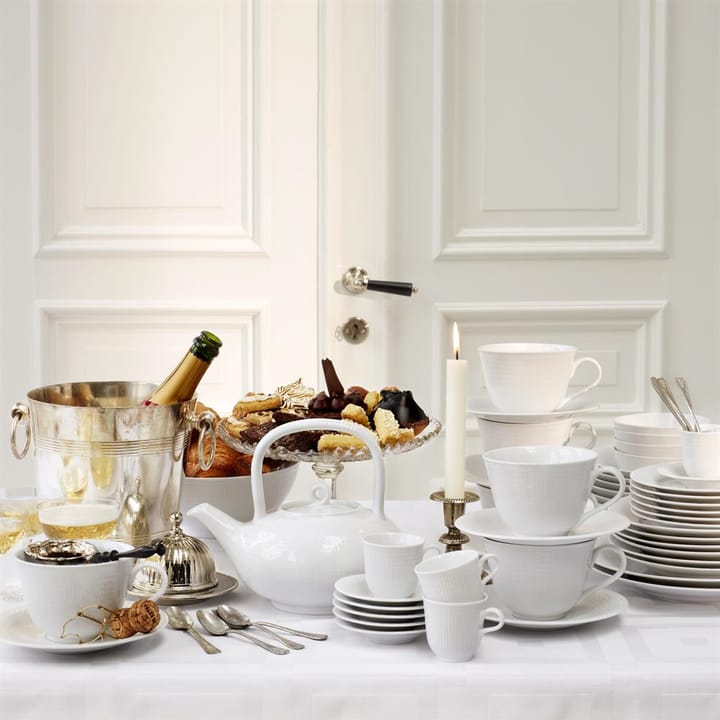 Swedish Grace Untertasse Ø13cm, Schnee (weiß) Rörstrand