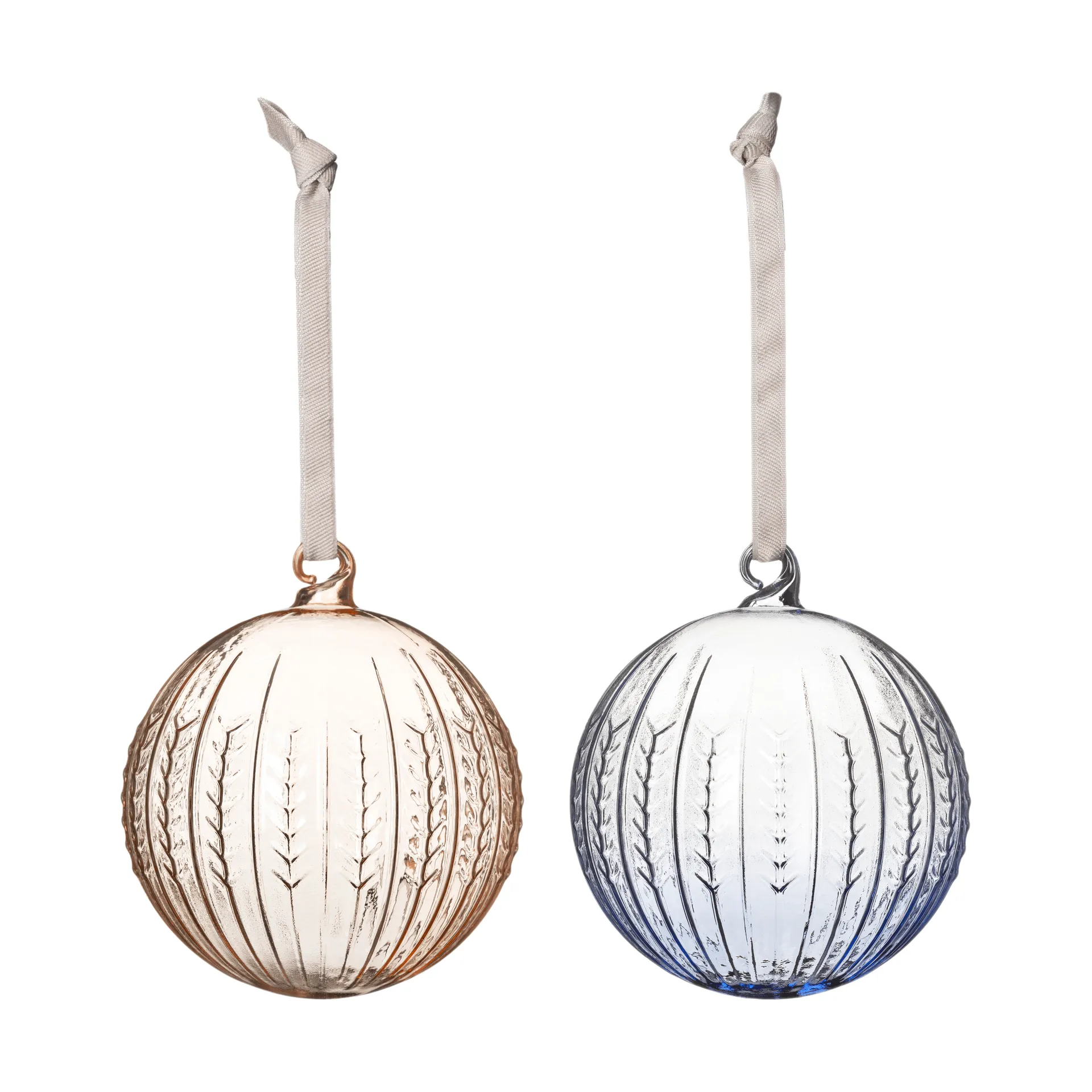 Swedish Grace Weihnachtskugel, Jubilee-Blau, 2-teilig Rörstrand