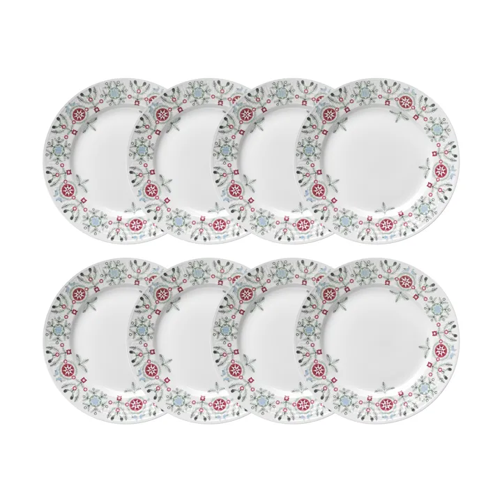 Swedish Grace Winter Teller Ø21 cm 8er-Pack - Weiß - Rörstrand
