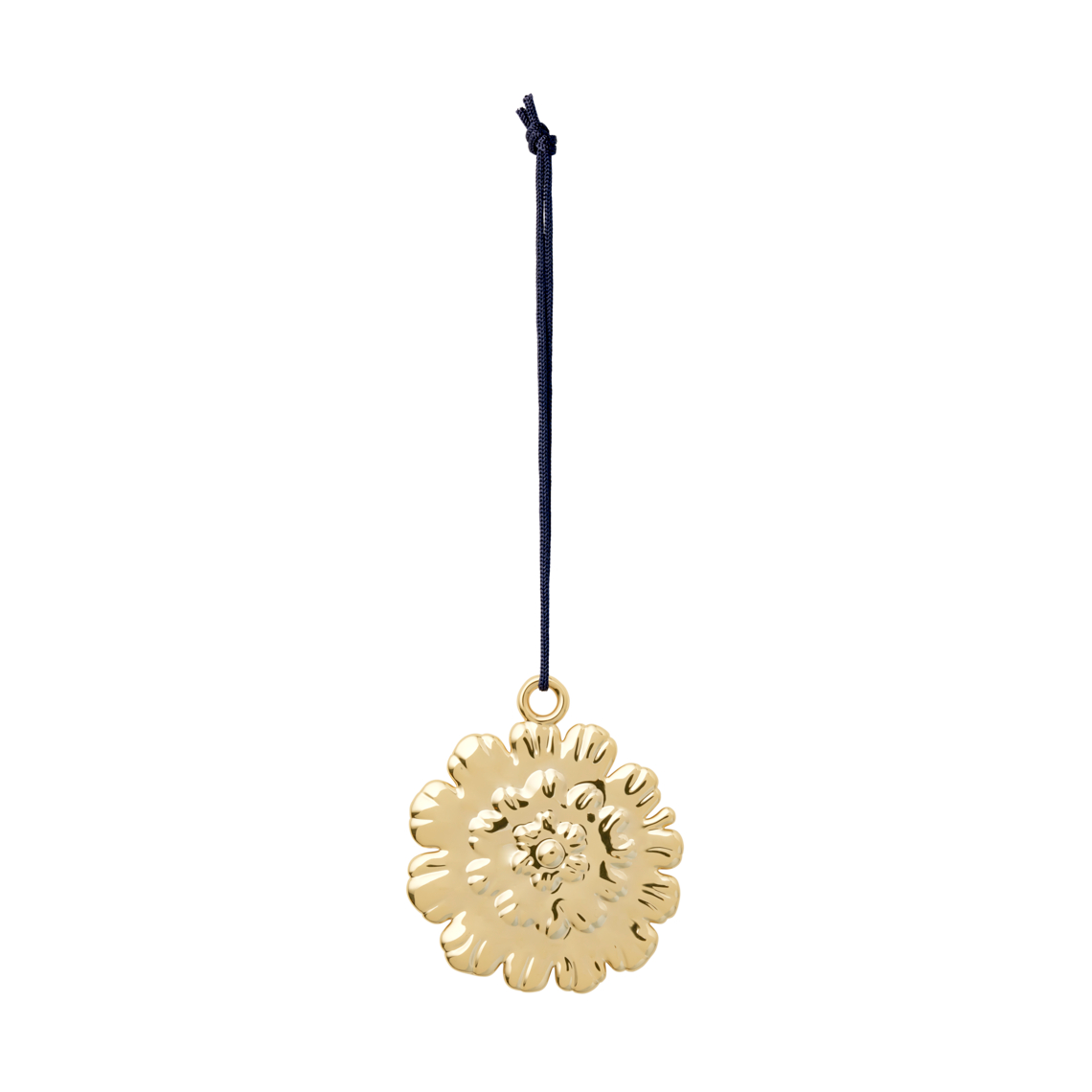Rosendahl Ball flower Weihnachtsanhänger 6,5 cm Vergoldet