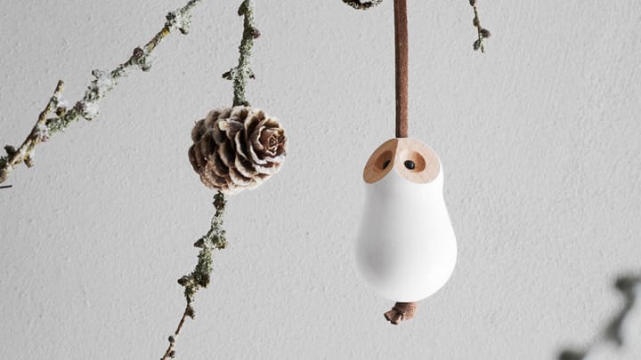 Forest tales Eule Ø4cm, Weiß Rosendahl