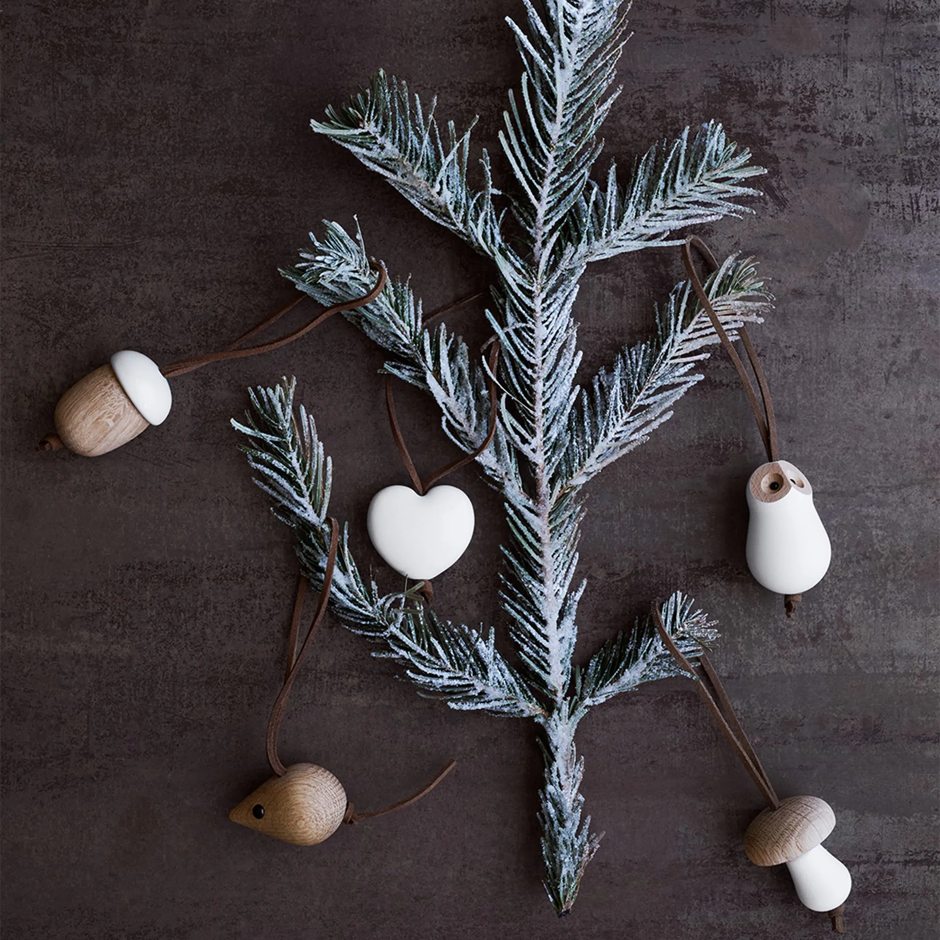 Forest tales Eule Ø4cm, Weiß Rosendahl