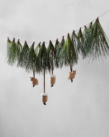 Forest tales Spatz Weihnachtsanhänger - Eiche - Rosendahl