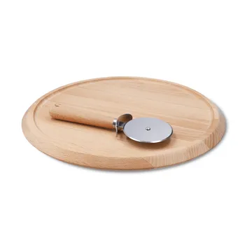 Grand Cru Pizzabrett und Pizzaschneider - Buche, Ø35 cm - Rosendahl