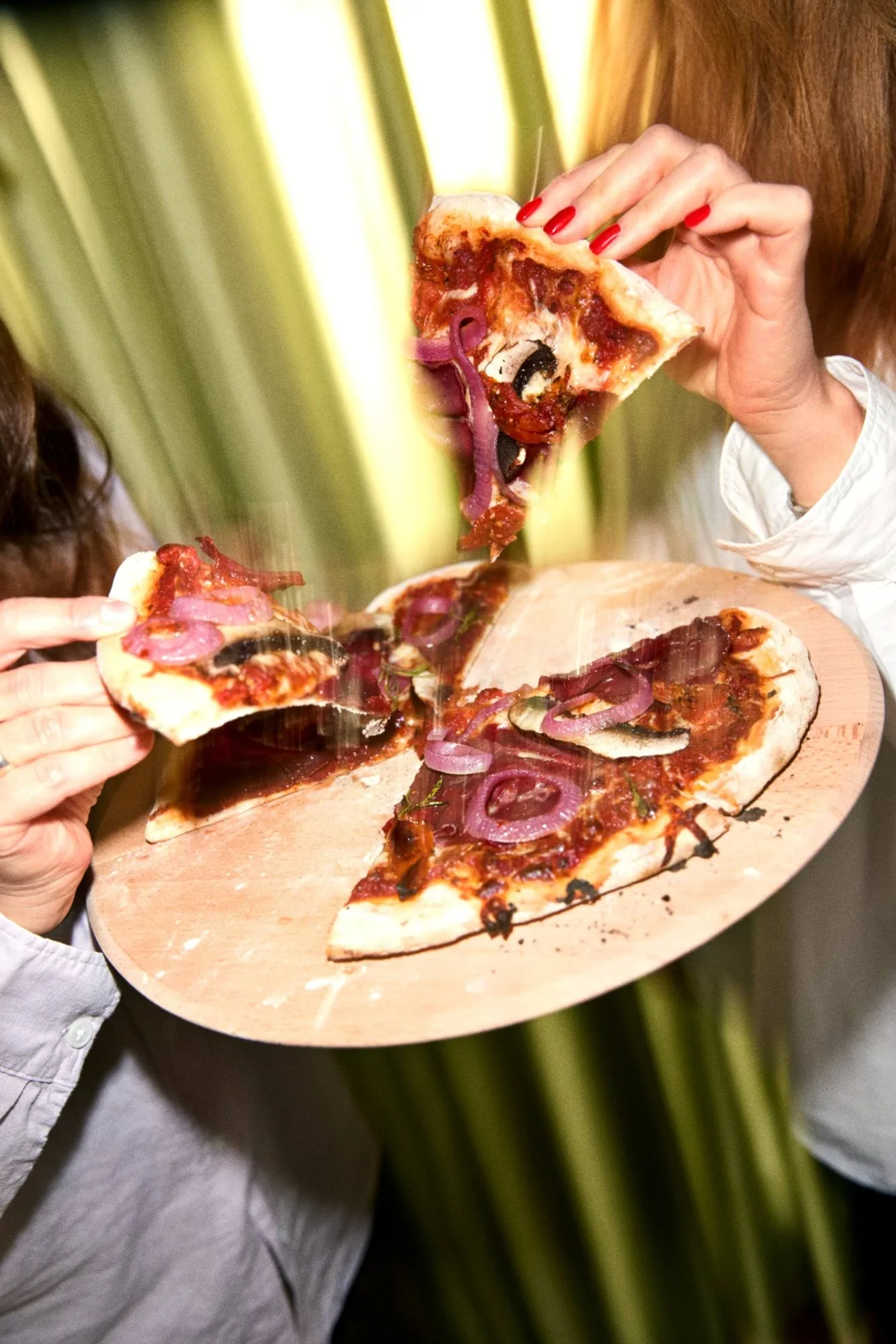Grand Cru Pizzabrett und Pizzaschneider, Buche, Ø35 cm Rosendahl