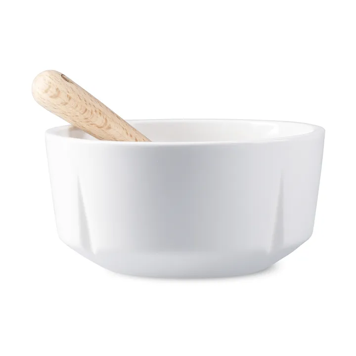 Grand Cru Snackschale und Löffel - Weiß, Ø10,5 cm - Rosendahl