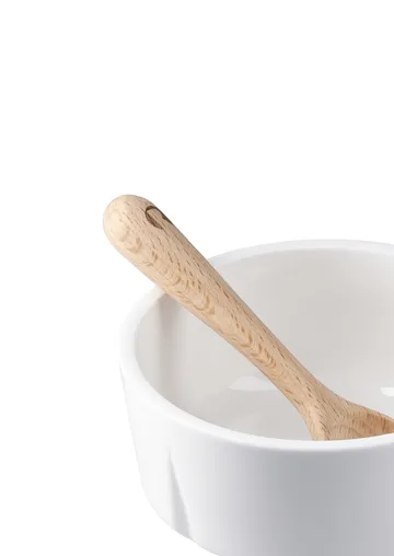 Grand Cru Snackschale und Löffel - Weiß, Ø10,5 cm - Rosendahl