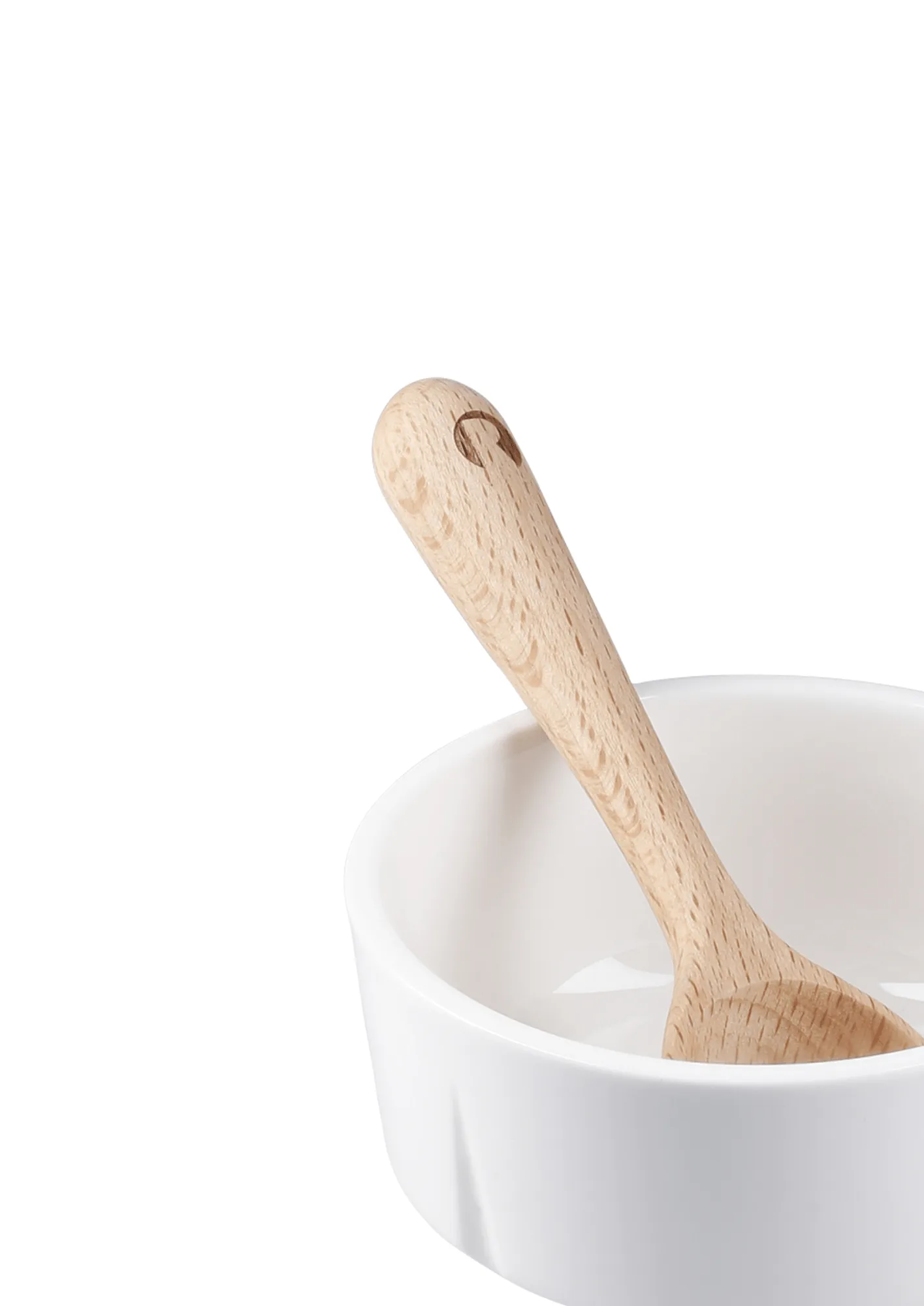Grand Cru Snackschale und Löffel, Weiß, Ø9 cm Rosendahl