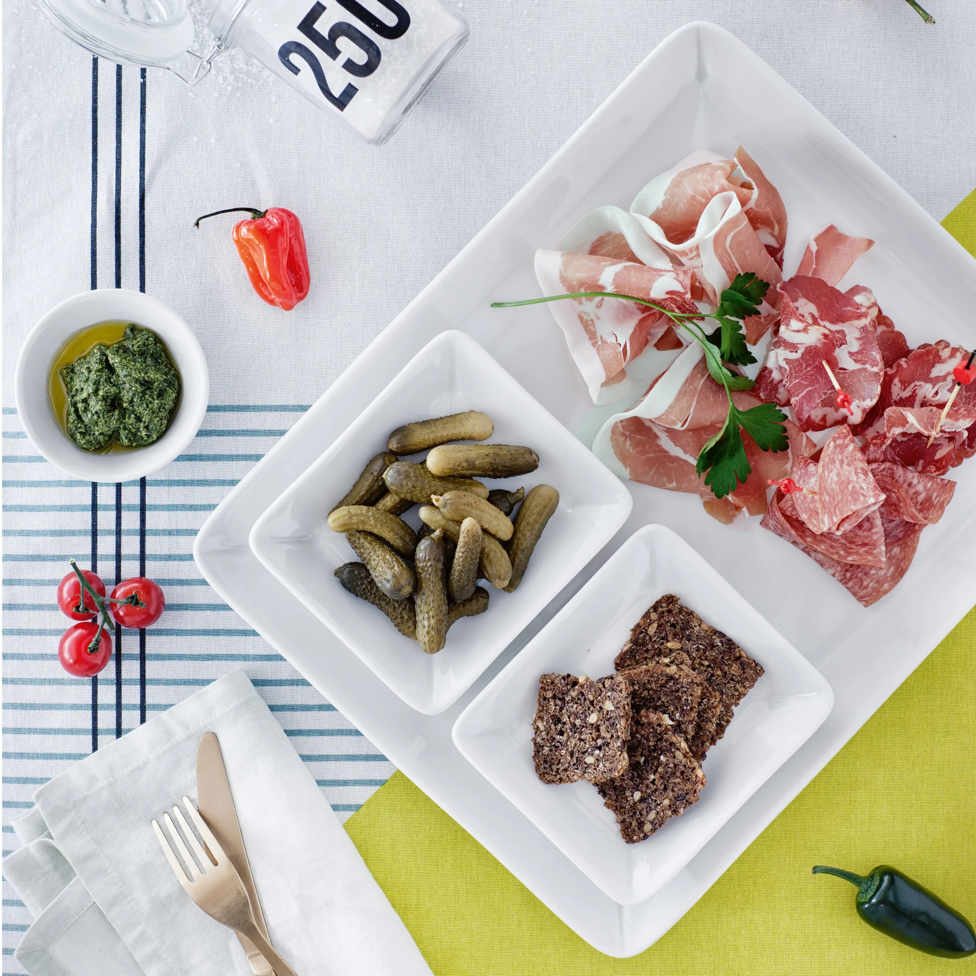 Grand Cru viereckiger Servierteller, 35 x 28cm Rosendahl