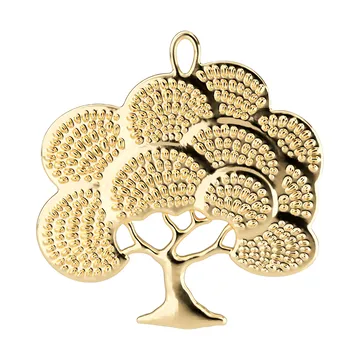 Karen Blixen Eichenholz-Dekorationsanhänger - Vergoldet, 6 cm - Rosendahl