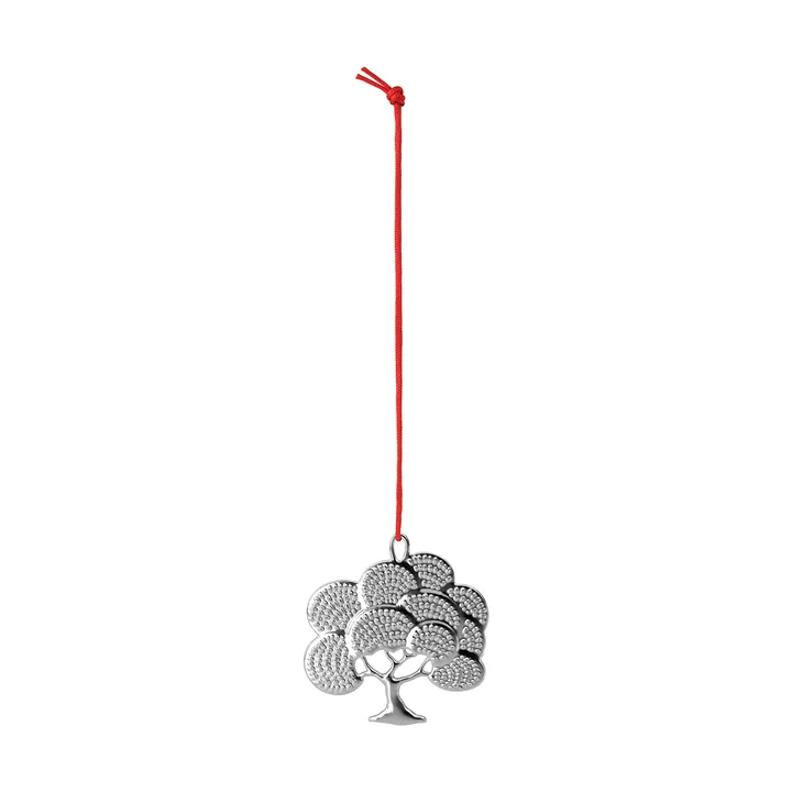 Karen Blixen Eichenholz-Dekorationsanhänger - Versilbert, 6 cm - Rosendahl