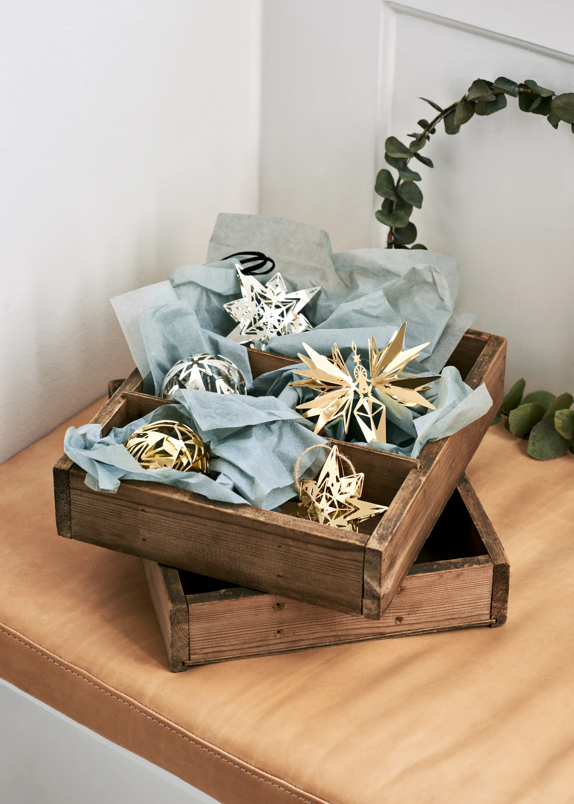 Karen Blixen Engelanhänger 10,5cm, Vergoldet Rosendahl