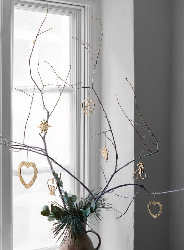Karen Blixen Fensterdekoration Blumenherz - Gold - Rosendahl
