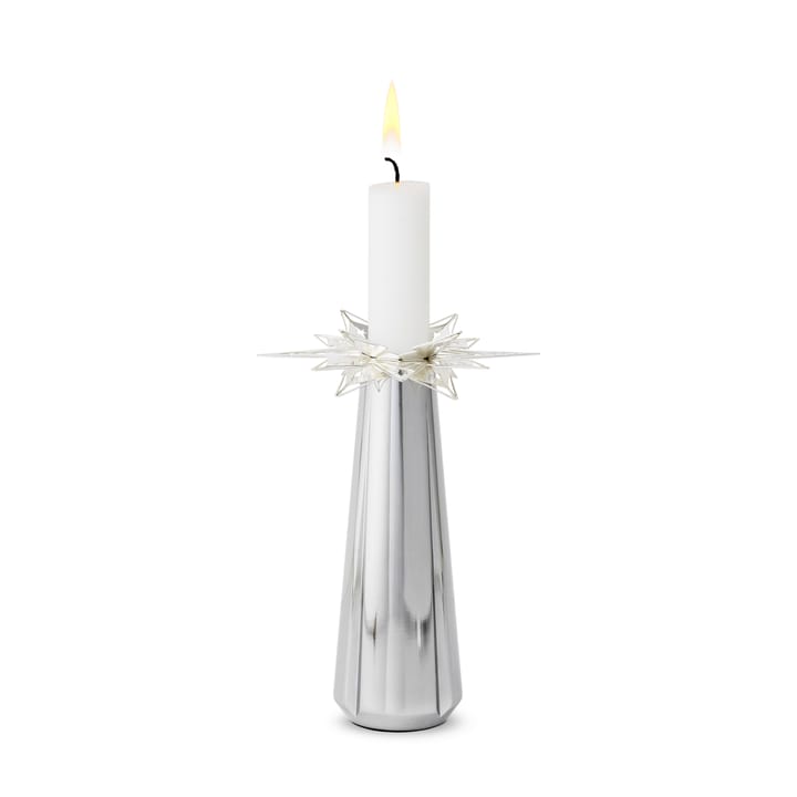 Karen Blixen Kerzenmanschette Stern 3cm 2er Pack, Versilbert Rosendahl
