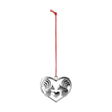 Karen Blixen nuts about you Dekorationsanhänger - Versilbert, 6 cm - Rosendahl