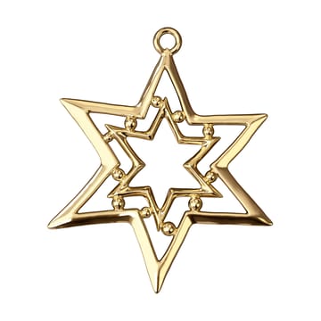 Karen Blixen Trillastern Weihnachtsanhänger 8 cm - Vergoldet - Rosendahl