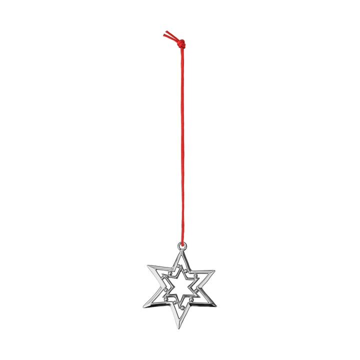 Karen Blixen Trillastern Weihnachtsanhänger 8 cm - Versilbert - Rosendahl