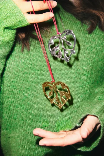 Karen Blixen unter dem Mistelzweig - Vergoldet, 6 cm - Rosendahl
