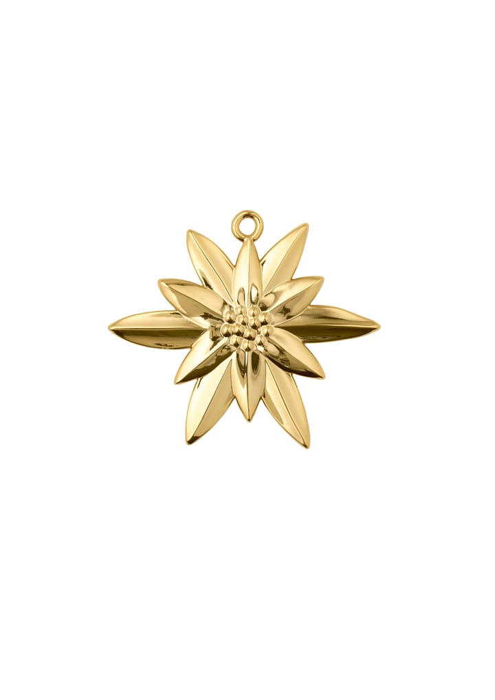 Karen Blixen Weihnachtsanhänger Winterblume, Gold Rosendahl
