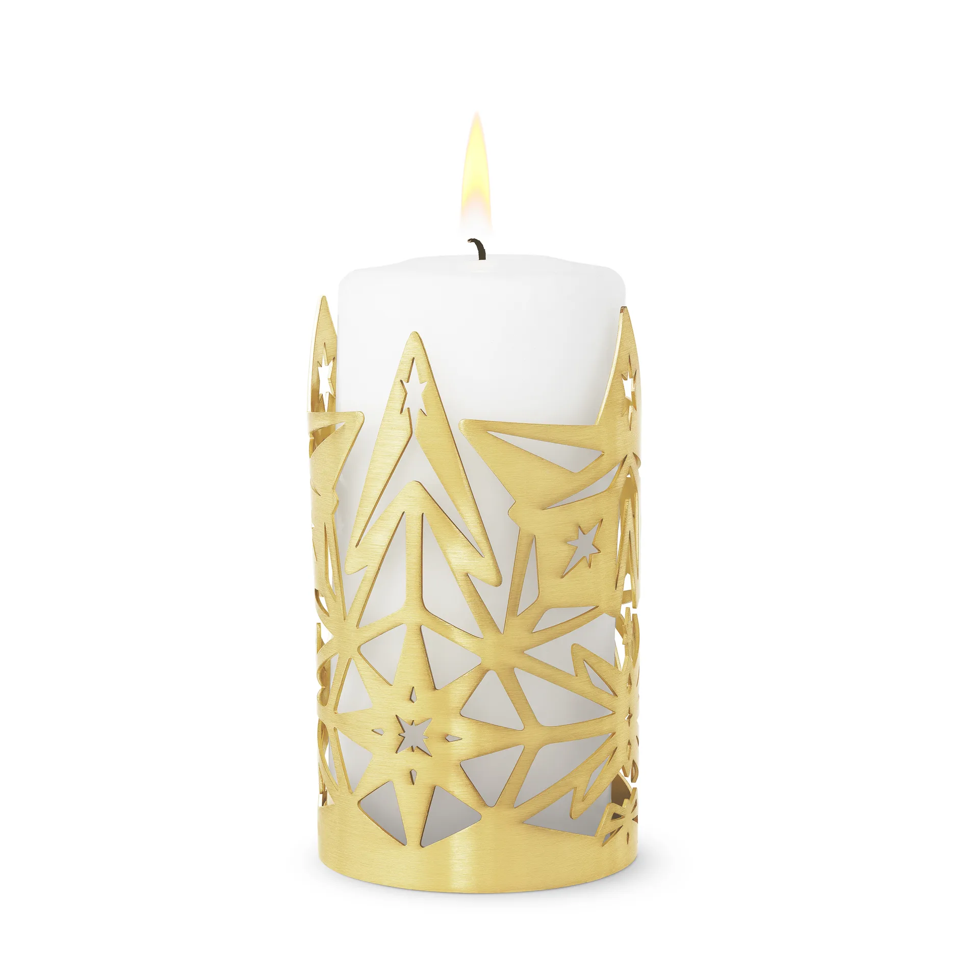 Karen Blixen Windlicht 13,5cm, Vergoldet Rosendahl