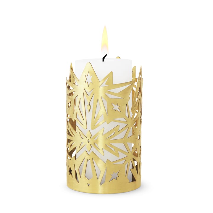 Karen Blixen Windlicht 16cm, Vergoldet Rosendahl