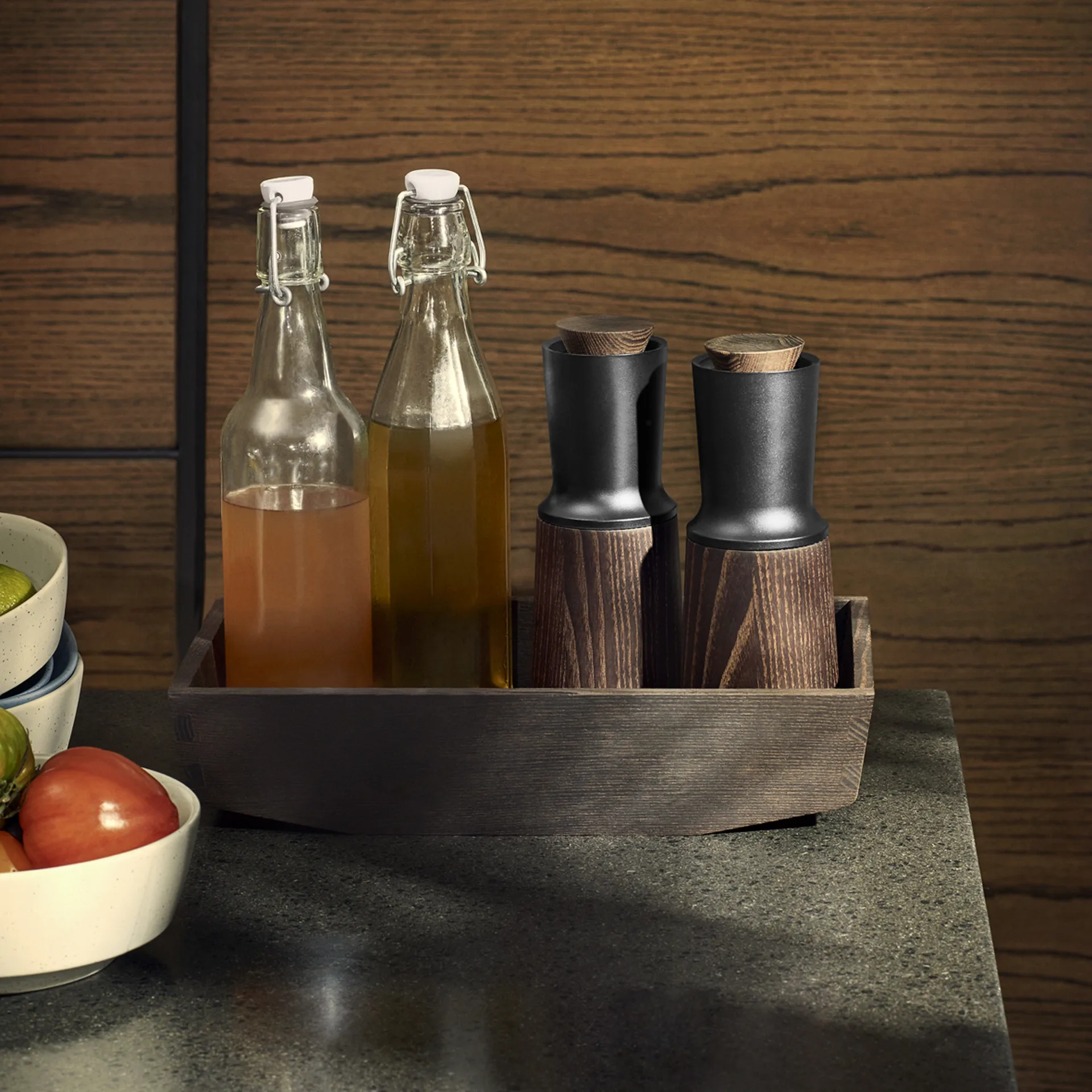 Rå Salz- & Pfeffermühle 20cm, Schwarz Rosendahl