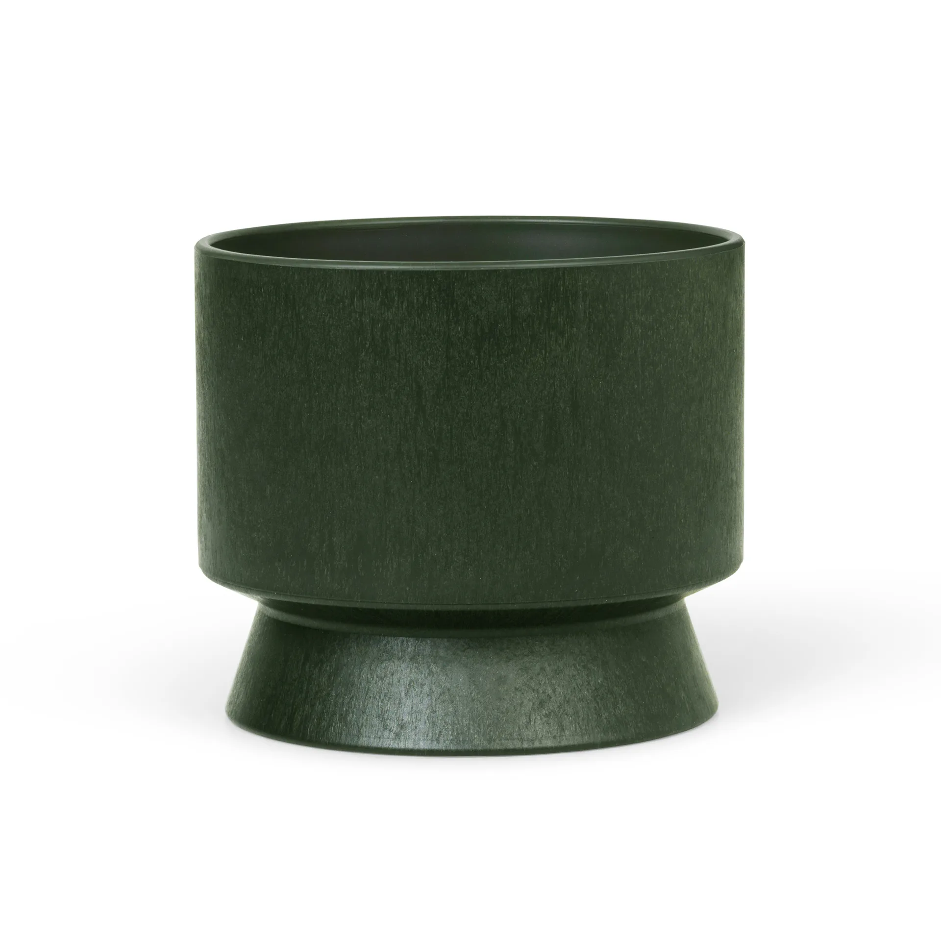 Ro Blumentopf Ø12cm, Dunkelgrün-Kunststoff Rosendahl