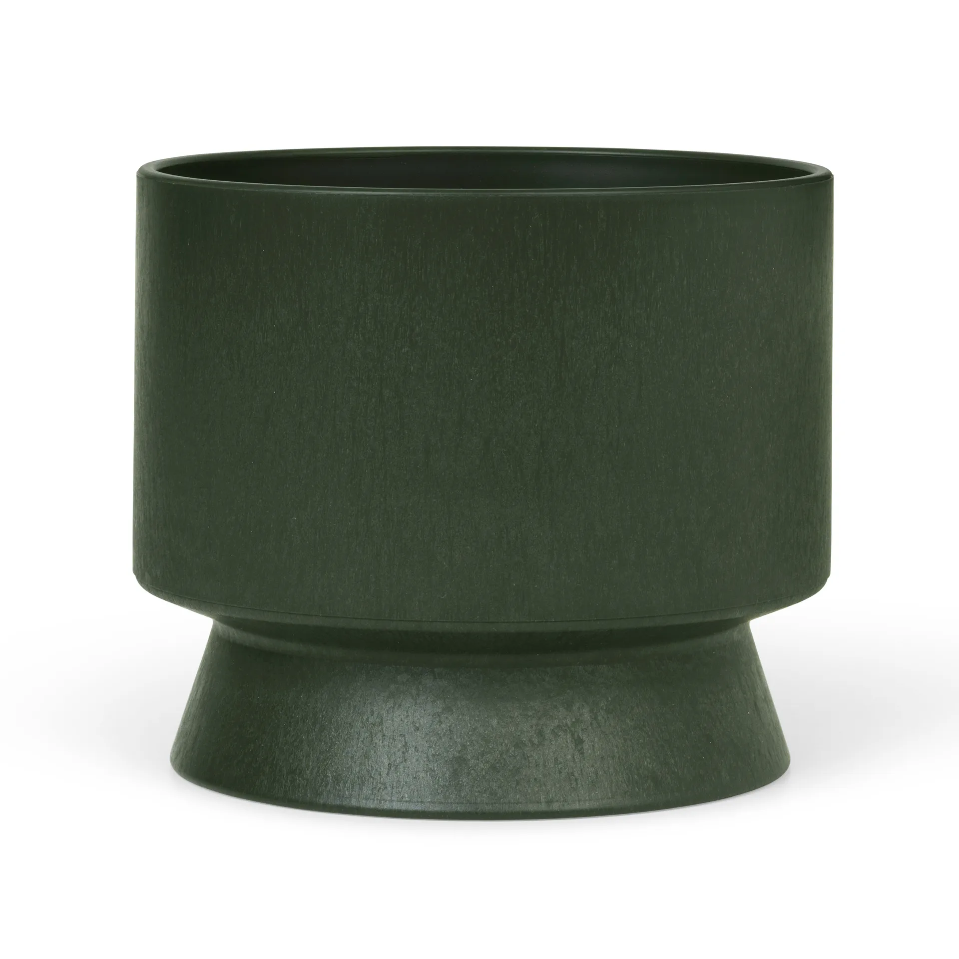 Ro Blumentopf Ø15cm, Dunkelgrün-Kunststoff Rosendahl