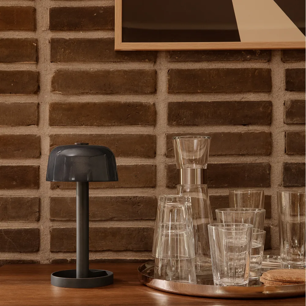 Soft Spot Tischleuchte 24,5cm, Smoke Rosendahl