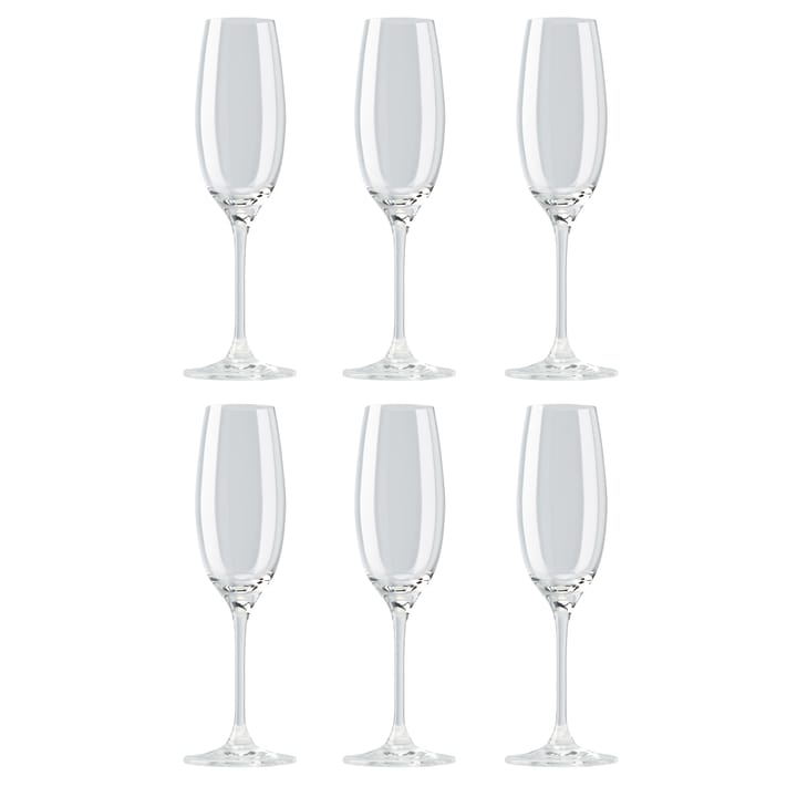 DiVino Champagnerglas 22cl 6er Pack - Klar - Rosenthal