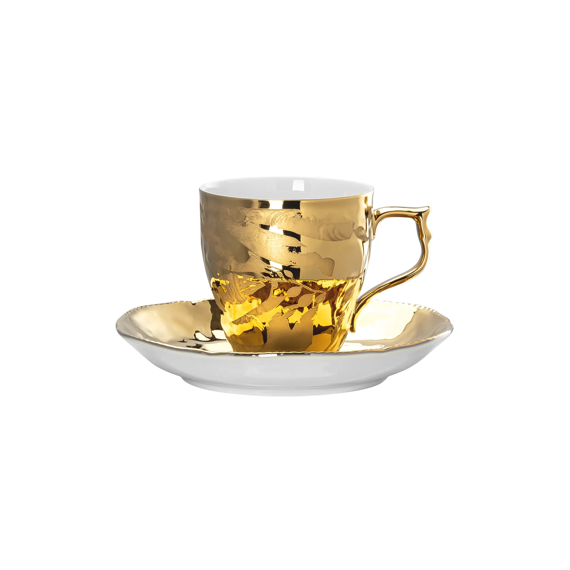 Rosenthal Heritage Midas Espressotasse , Weiß-gold Rosenthal