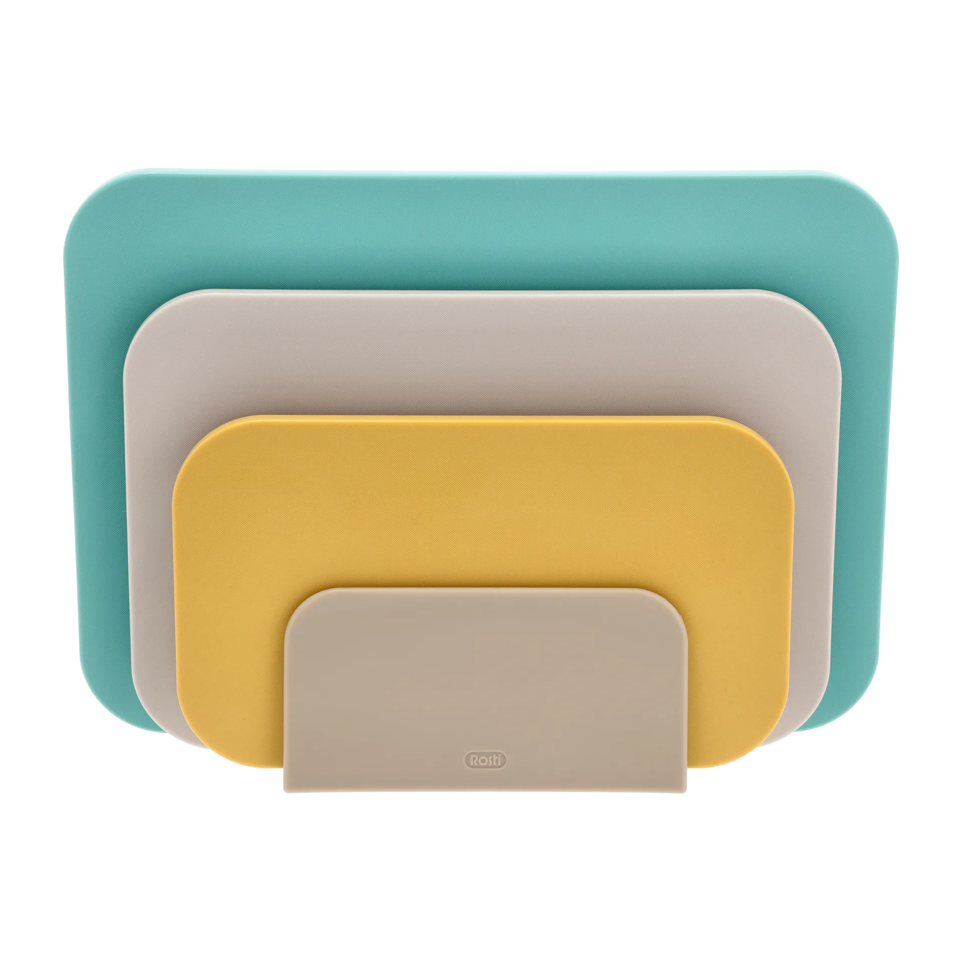 Choptima Schneidebrett Set 3 Teile und Halter, Ocean Rosti