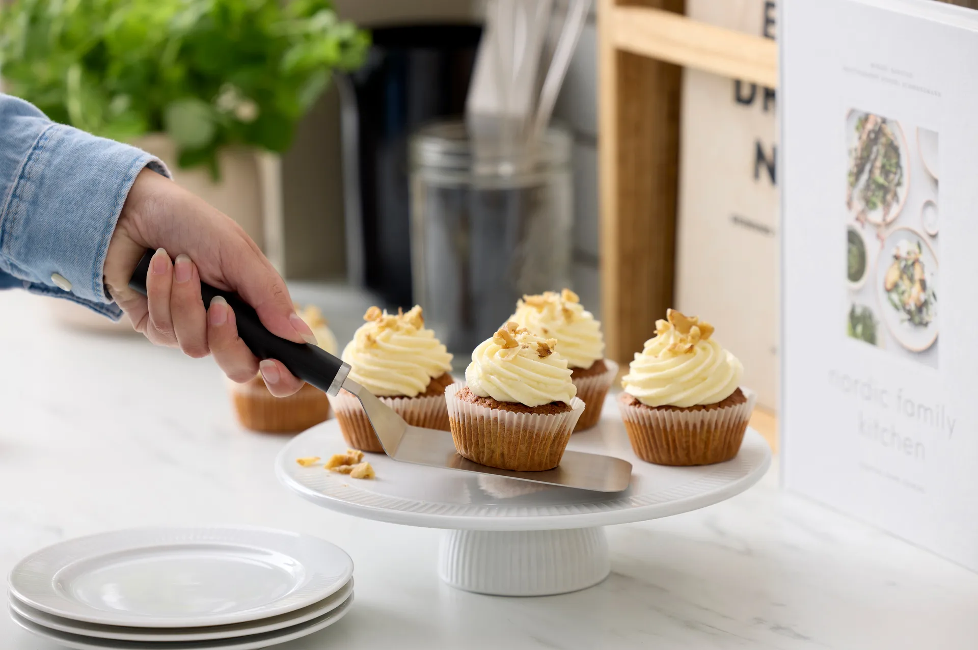 Emma Palettenmesser breit Stahl 26 cm, Black Rosti