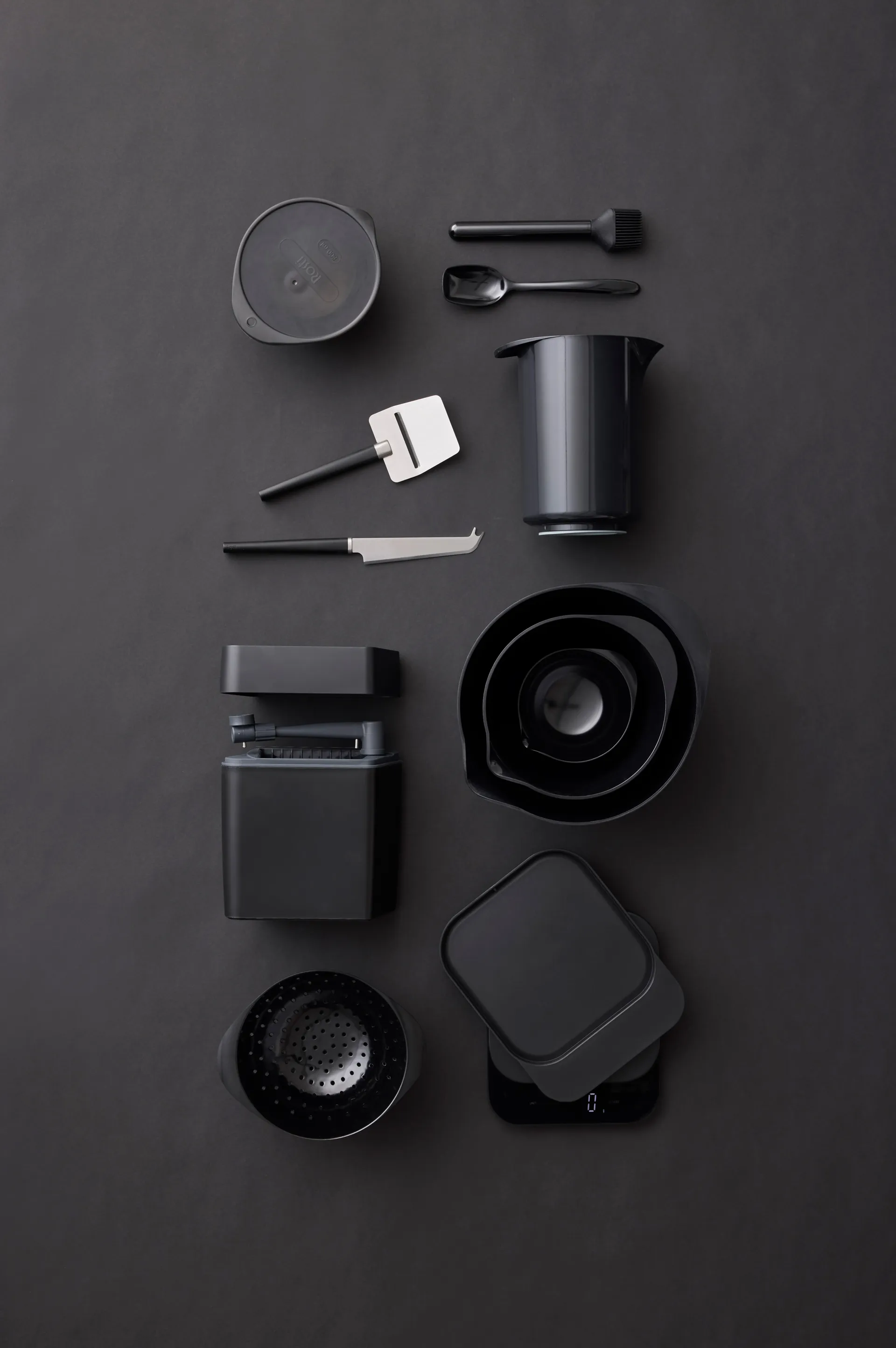 Margrethe Seiher für Schüssel 1,5 L, Black Rosti