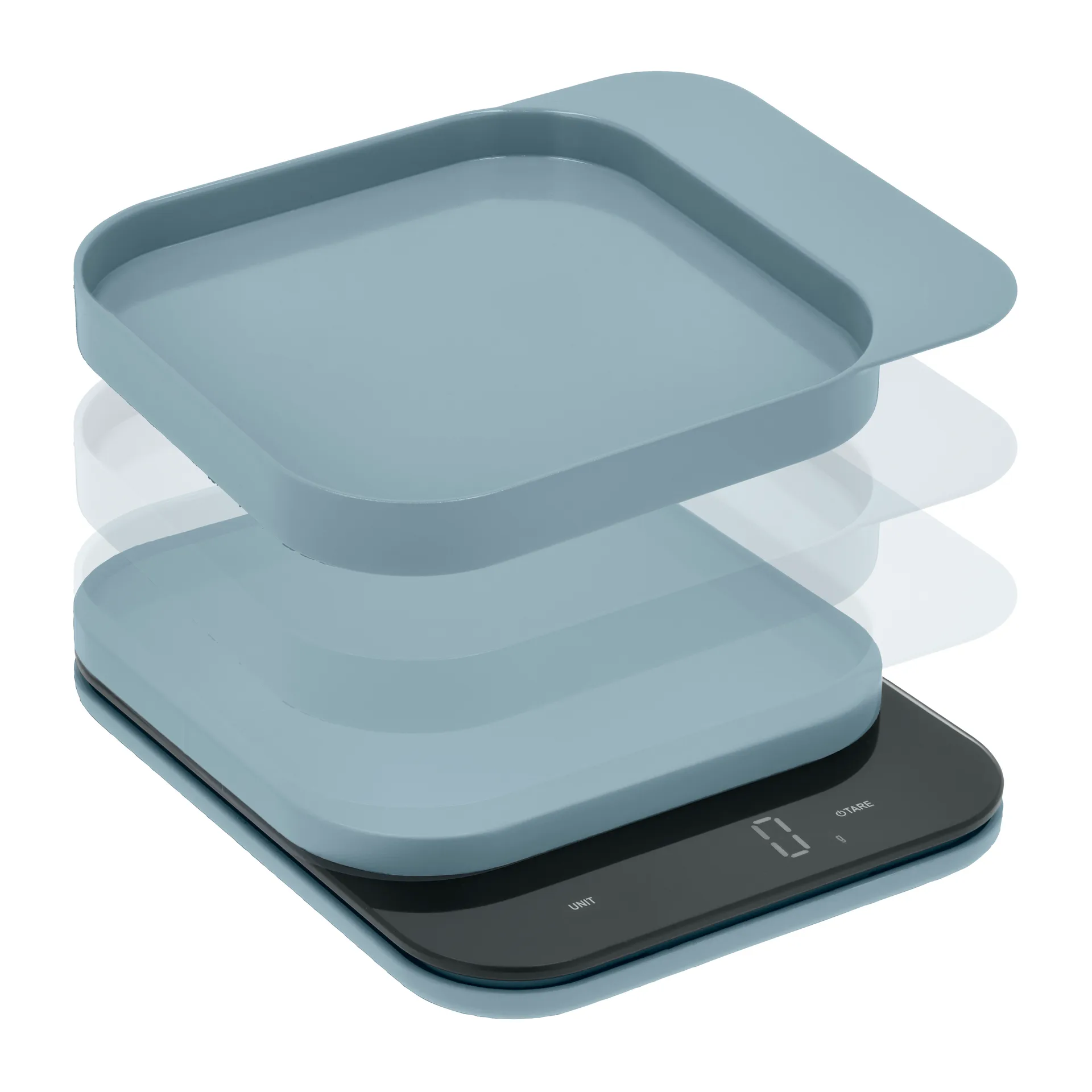 Mensura Küchenwaage, Dusty blue Rosti