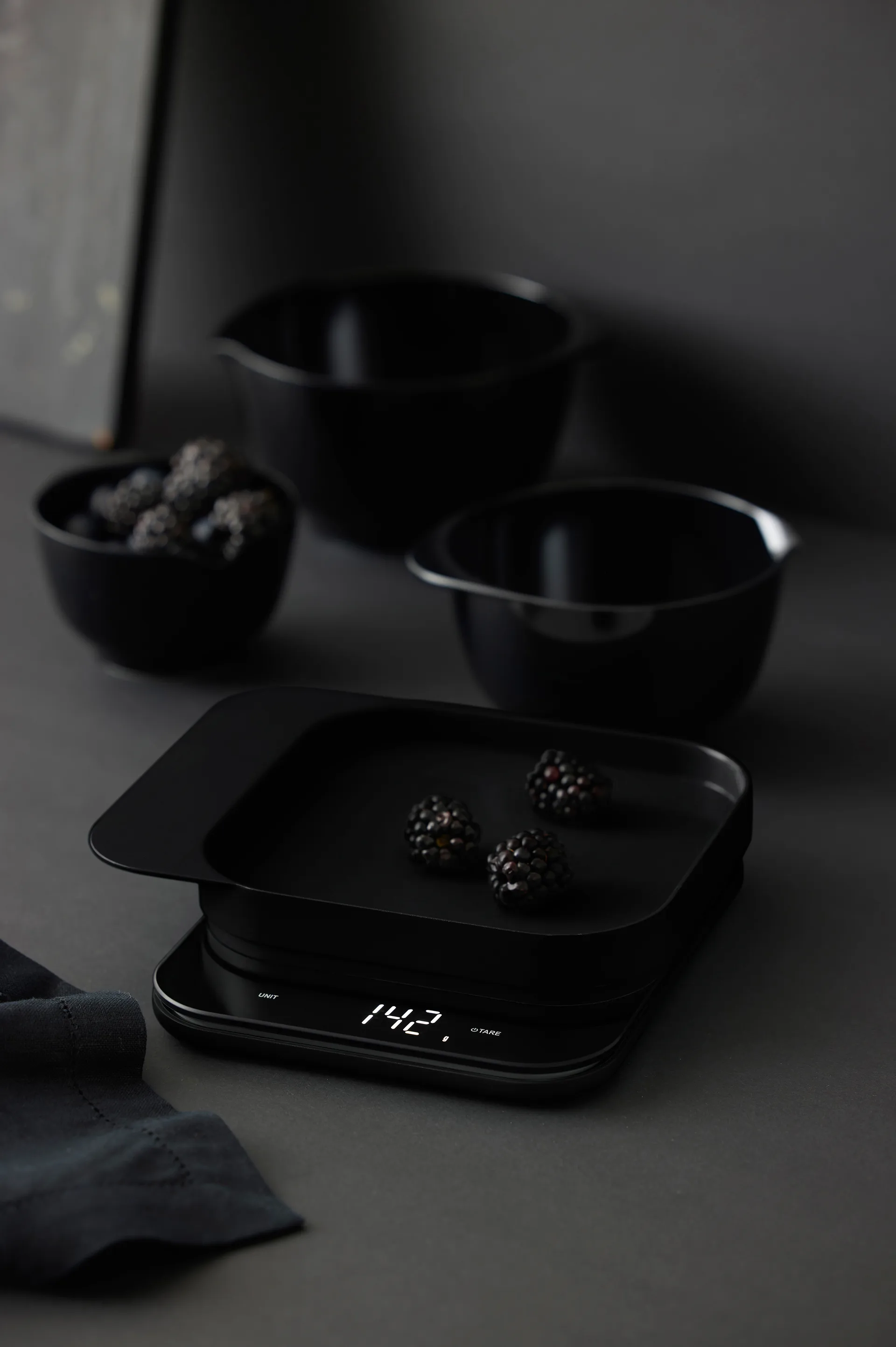 Mensura Küchenwaage, Schwarz Rosti