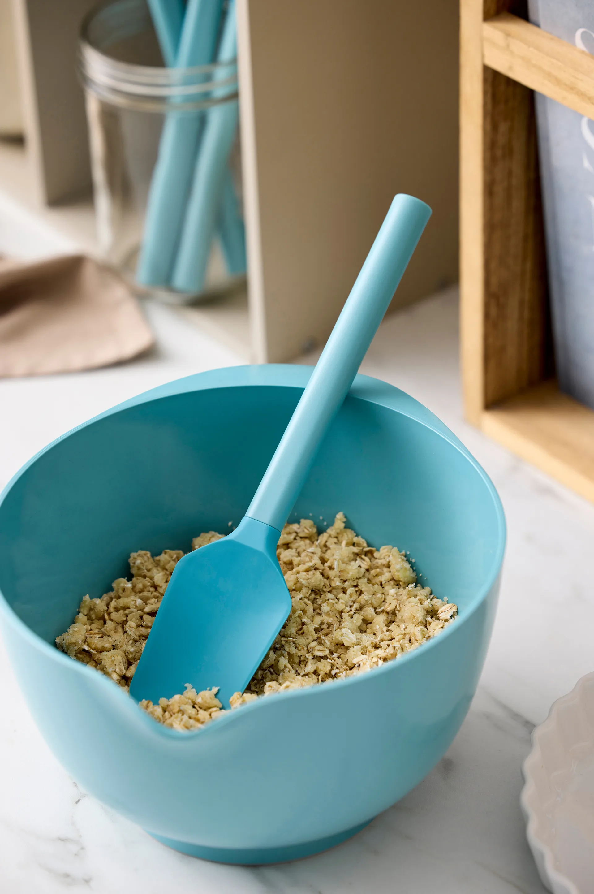 Rosti Emma Teigschaber Löffel, Nordic green Rosti