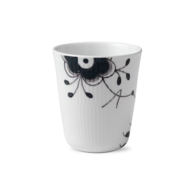 Black Fluted Mega Isolierbecher schwarz - 29cl - Royal Copenhagen
