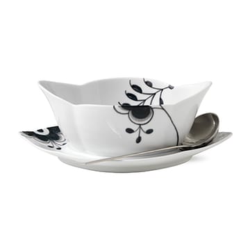 Black Fluted Mega Sauciere schwarz - 55cl - Royal Copenhagen